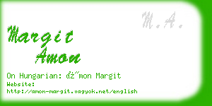 margit amon business card